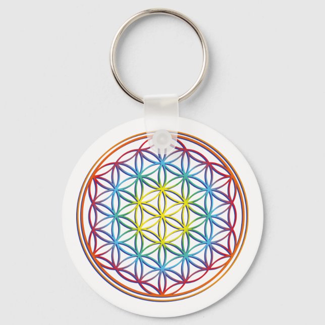 die Blume des Lebens Keychain (Front)