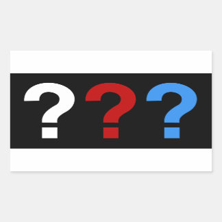 die drei fragezeichen rectangular sticker