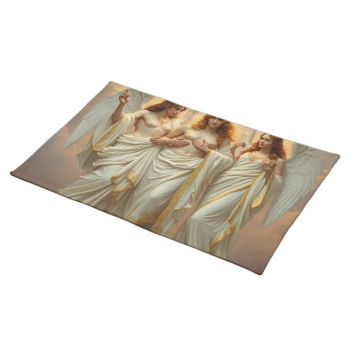 „Die Drei Heiligen Schutzengel“ Cloth Placemat