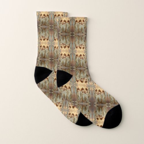 „Die drei heiligen Schutzengel“ Socks