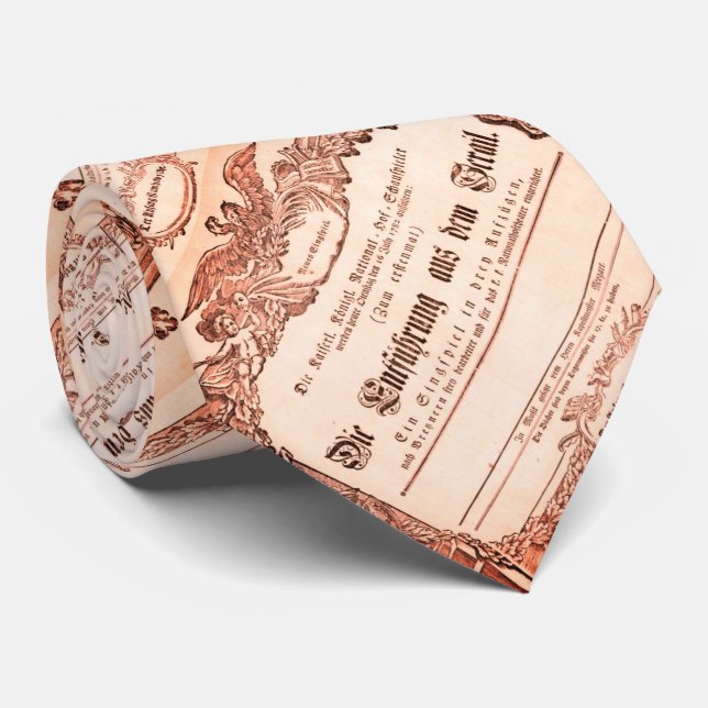 Die Entführung aus dem Serail (Mozart) Neck Tie (Rolled)