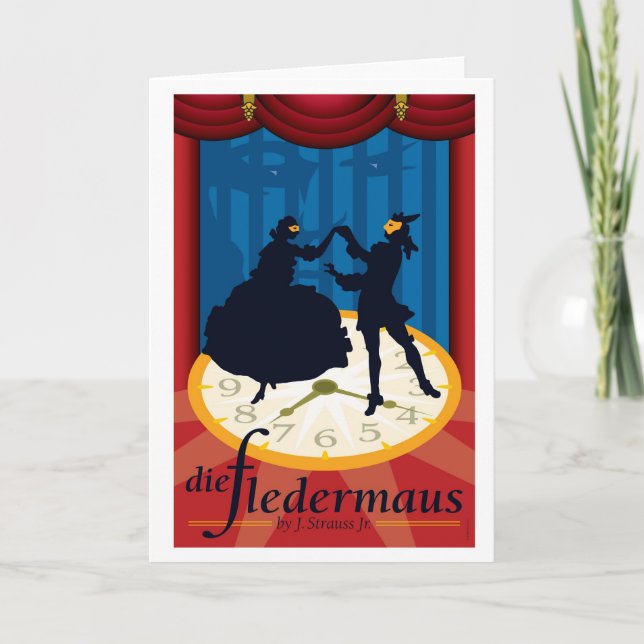 Die Fledermaus, Opera Card (Front)