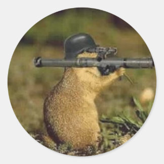 Die Fox Die Classic Round Sticker