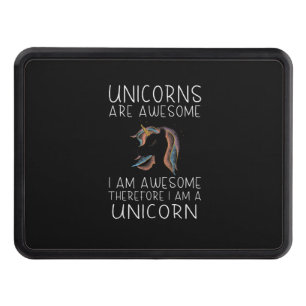 Die glitzernden Einhrner Unicorn - Unicorns are aw Hitch Cover