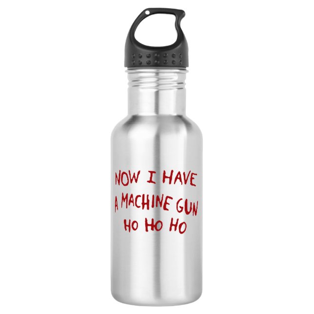 Die Hard Xmas Jumper  Stainless Steel Water Bottle (Front)