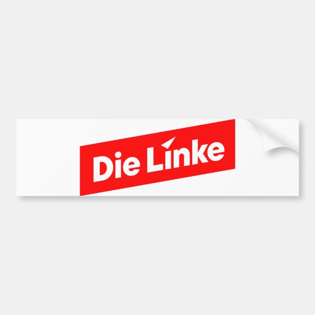Die linke  bumper sticker (Front)