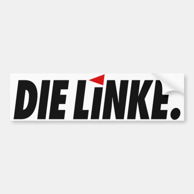 Die Linke Logo Bumper Sticker (Front)
