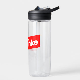 Die linke water bottle