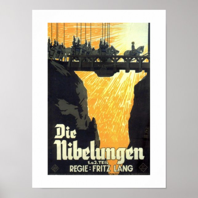 Die Nibelungen Opera 1924 Film Poster (Front)