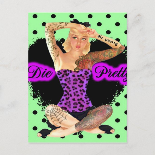 Die Pretty Postcard (Front)