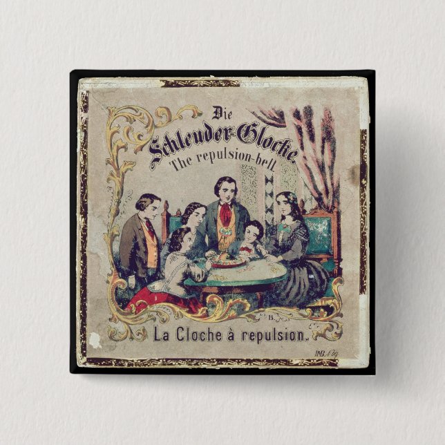 Die Schleuder Glocke - The repulsion bell Pinback Button (Front)
