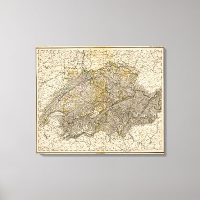 Die Schweiz Canvas Print (Front)