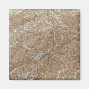 Die Schweiz, Switzerland Atlas Map Magnet