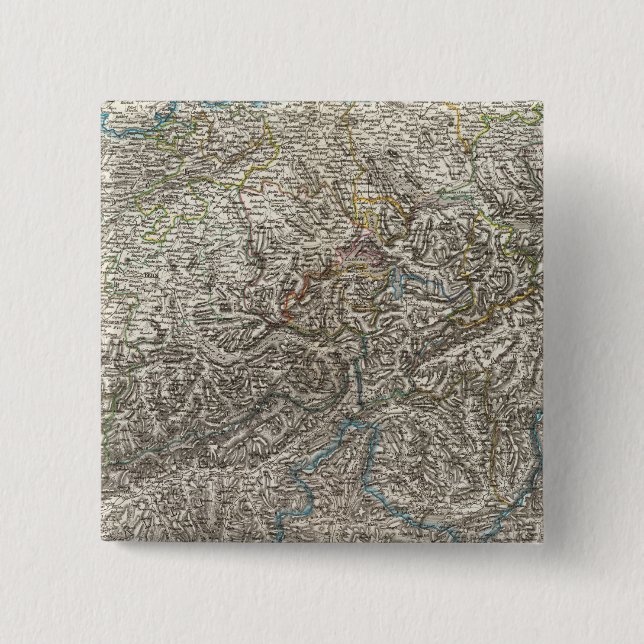 Die Schweiz - Switzerland Pinback Button (Front)