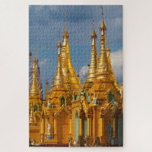 Die Shwedagon Pagode in Rangoon Myanmar Puzzle