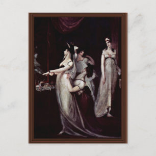Die Undressing By Johann Heinrich Füssli (Best Qua Postcard