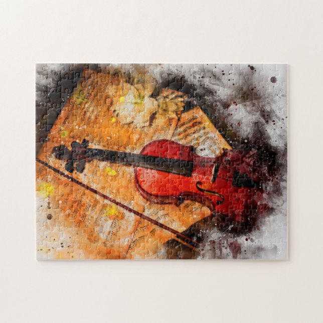 Die Violine  - Jigsaw Puzzle (Horizontal)