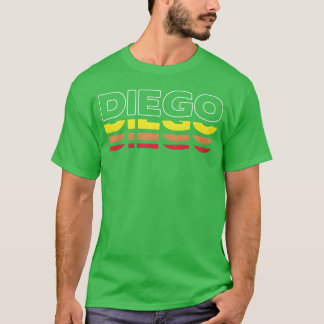 Diego First Name Funny Vintage Sunset Diego vintag T-Shirt