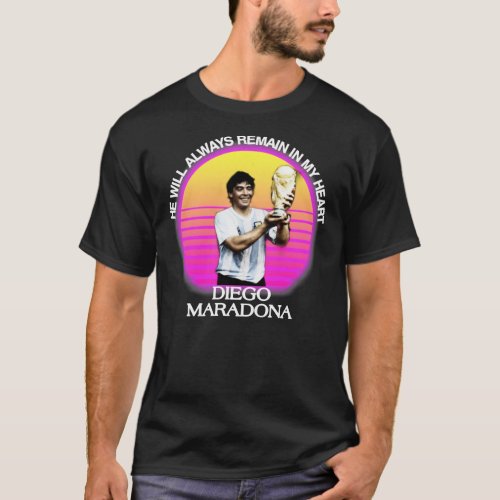 Diego Maradona fan inspired T_shirt _ Argentina so