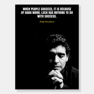 Diego Maradona quotes Foam Boards