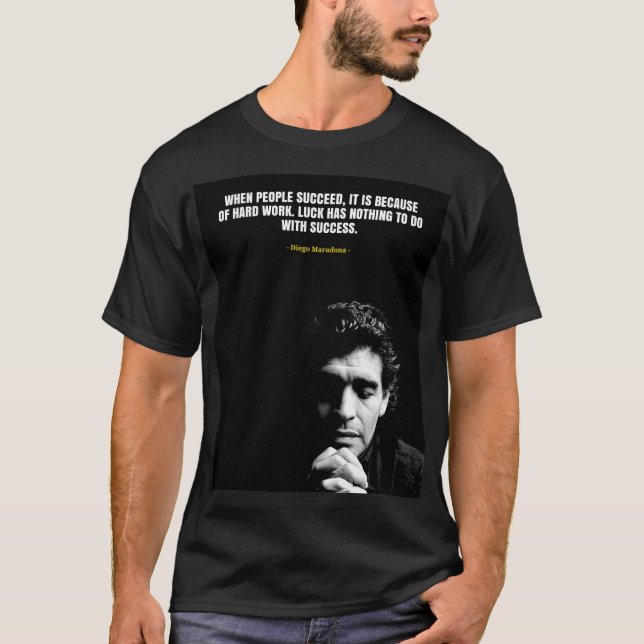 Diego Maradona quotes T-Shirt (Front)