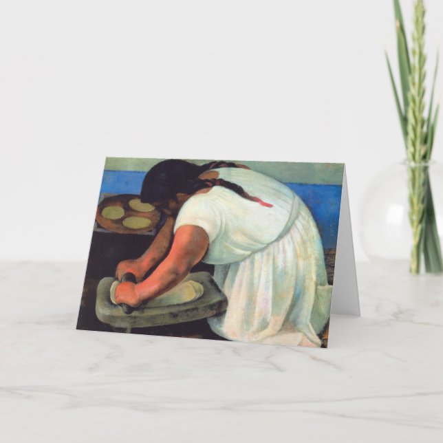 Diego Rivera - La Molendera, 1923 Card (Front)