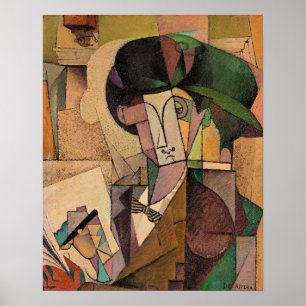 Diego Rivera, Young Man with a Fountain Pen, Poster