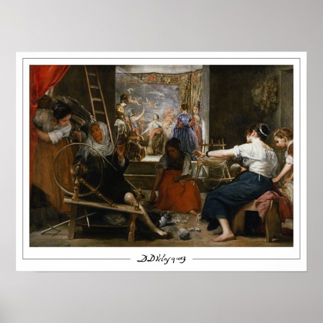 Diego Velázquez Zedign Art Poster #59 (Front)