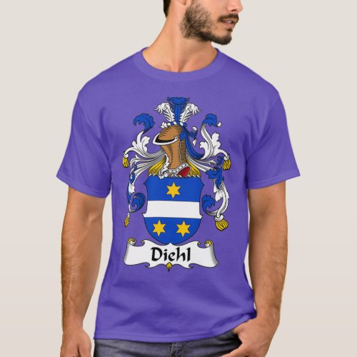 Diehl Coat of Arms Family Crest  T_Shirt