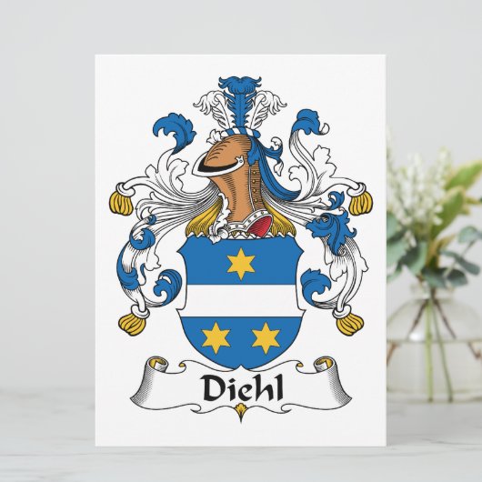Diehl Family Crest (Standing Front)