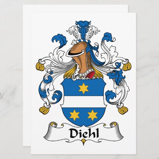 Diehl Family Crest (Front/Back)