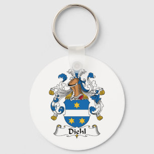 Diehl Family Crest Keychain