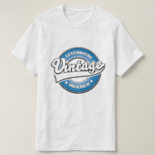 Diekirch luxembourg retro logo T-Shirt