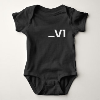 Dieline _V1 Baby Onsie Baby Bodysuit