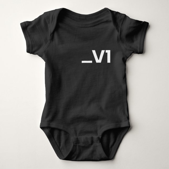 Dieline _V1 Baby Onsie Bodysuit (Front)