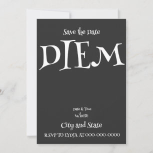 DIEM INVITATION