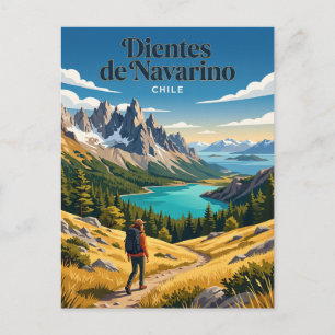Dientes de Navarino Chile Postcard