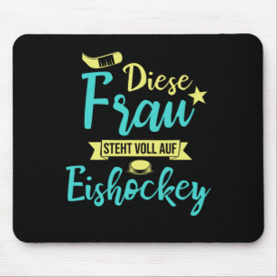 Diese Frau Winter Sports Ice Hockey Player Gift Mouse Pad