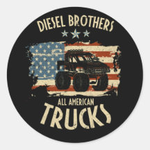 Diesel Brothers Flag All American Truck Seal