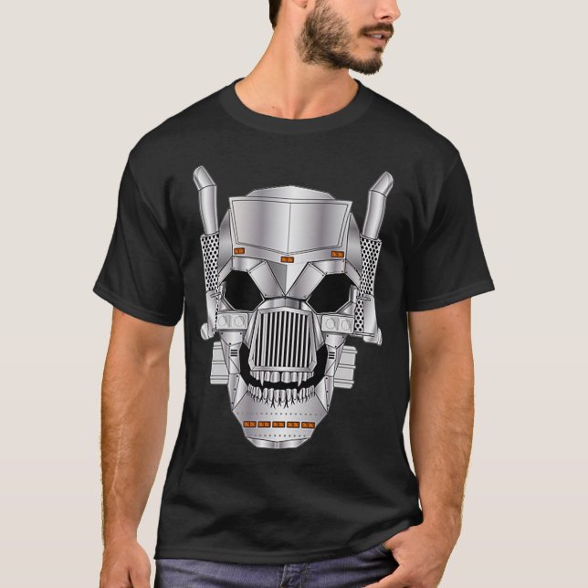 Diesel Brothers Truck Skull  Bones  FrontBack T-Shirt (Front)