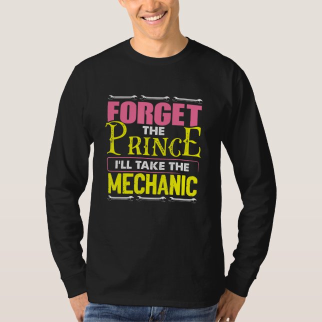 Diesel Car Fixing Forget The Prince Ill Take The M T-Shirt (Front)