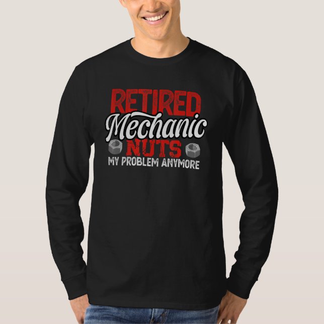 Diesel Car Fixing Retired Mechanic Auto Repair 1 T-Shirt (Front)