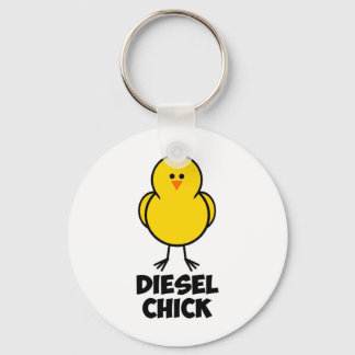 Diesel Chick Keychain