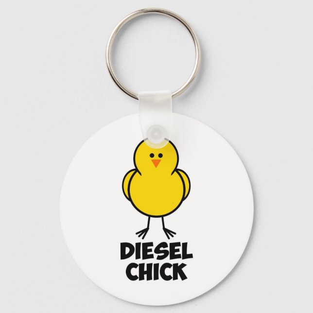 Diesel Chick Keychain (Front)