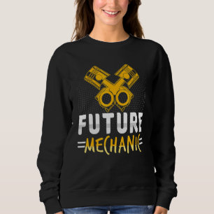 Diesel Engineer Car Fixing Future Mechanic Auto Re Sweatshirt