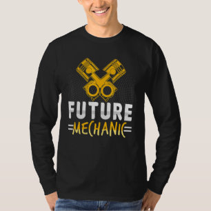 Diesel Engineer Car Fixing Future Mechanic Auto Re T-Shirt