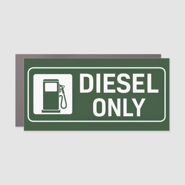 Diesel Fuel Only Car Magnet (Front)