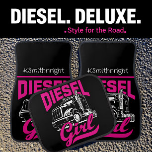 Diesel Girl: Trucking with Power Car Floor Mat