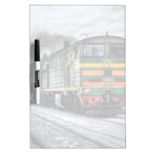 Diesel Locomotive Gifts for Train Lovers Dry Erase Board