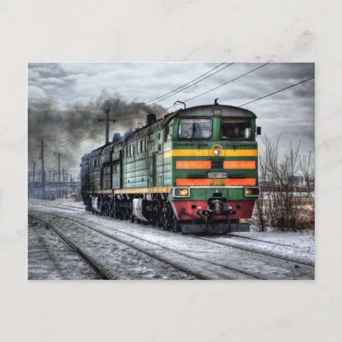 Diesel Locomotive Gifts for Train Lovers Postcard